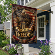 250 Years of Freedom House Flag 1776-2026 Liberty Bell & Eagle Patriotic Banner
