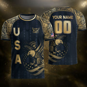 USA Eagle Soccer Jersey Style Adult Shirts Custom Name Number Personalized Activewear