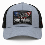 We The People 250 Years Hat - US Patriotic 1776-2026 American Flag Mesh Trucker Cap