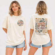 Daughter Of The King Retro Floral 2 Corinthians 6 18 Christian T Shirt Apparel Women