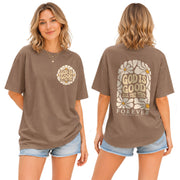 God Is Good All The Time Daisy Floral Psalms 136 1 Christian T Shirt Apparel Women