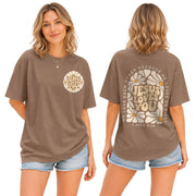 Jesus Loves You Retro Daisy Floral 1 John 4 19 Scripture Christian T Shirt Apparel Women