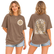 Daughter Of The King Shirt Retro Daisy Flower 2 Corinthians 6 18 Christian Graphic Tee
