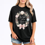 Be Still And Know Shirt Seashell Wreath Beach Christian Psalm 46 10 Faith Graphic Tee