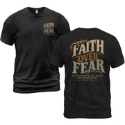 Faith Over Fear T Shirt Christian Crown Of Thorns Psalms 118 6 Religious Tee Apparel
