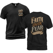 Faith Over Fear T Shirt Christian Crown Of Thorns Psalms 118 6 Religious Tee Top