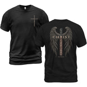 I Can Do All Things Through Christ Shirt Cross Wings Philippians 4 13 Graphic Tee