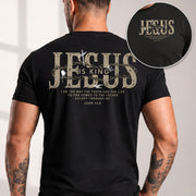 Jesus Is King T Shirt Christian John 14 6 Bible Verse Cross Vintage Religious Tee - Rust Field Wear