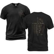 Jesus Is King T Shirt Christian Lion Cross Crown Faith John 14 6 Religious Apparel