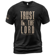 Trust In The Lord T Shirt Christian Proverbs 3 5 6 Scripture Faith Religious Tee