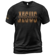 Jesus The Way The Truth The Life Scripture Cross Christian Graphic Crewneck Tee Men