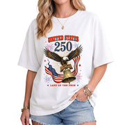 United States Eagle Shirt Liberty Bell 250 Years Celebration Comfort Vintage T-Shirt - Rust Field Wear