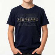 250 Years Kids T-Shirt We The People Betsy Ross American Flag 1776-2026 Youth Tee