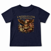 Kid T-Shirt United States 250th Anniversary | Patriotic 1776-2026 Liberty Bell Boys Girls