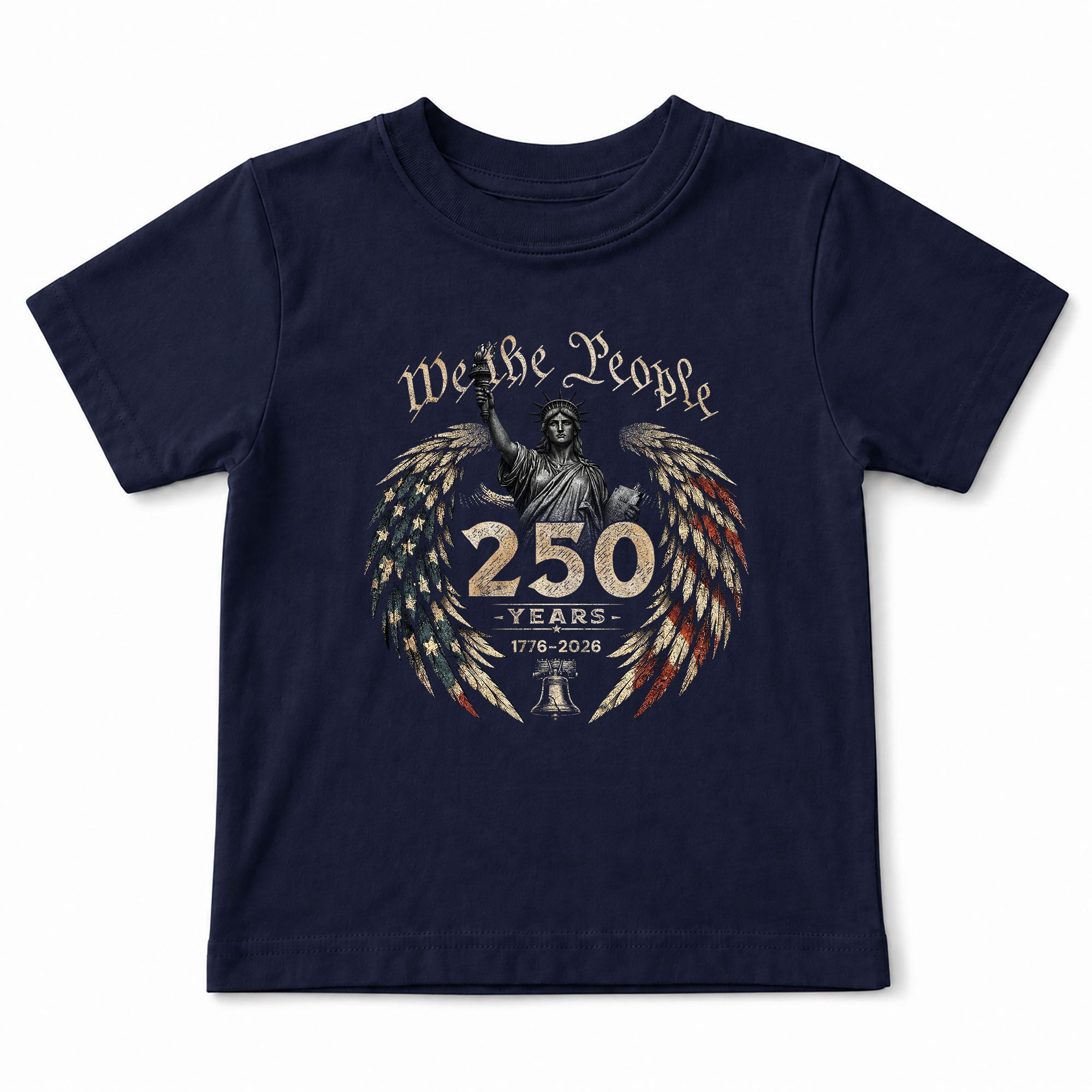 We The People 250 Years Kids Shirt 1776–2026 Patriotic Liberty Youth Tee