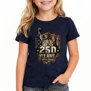 250 Years Kids T-Shirt Statue of Liberty Patriotic American Flag 1776-2026 Youth Tee