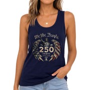 We the People 250 Years Tank Top | Patriotic 1776-2026 Women's Graphic Shirt