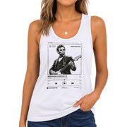 Women Tank Top Lincoln Patriotic Honest Abe Radio Sessions Graphic Sleeveless Tee