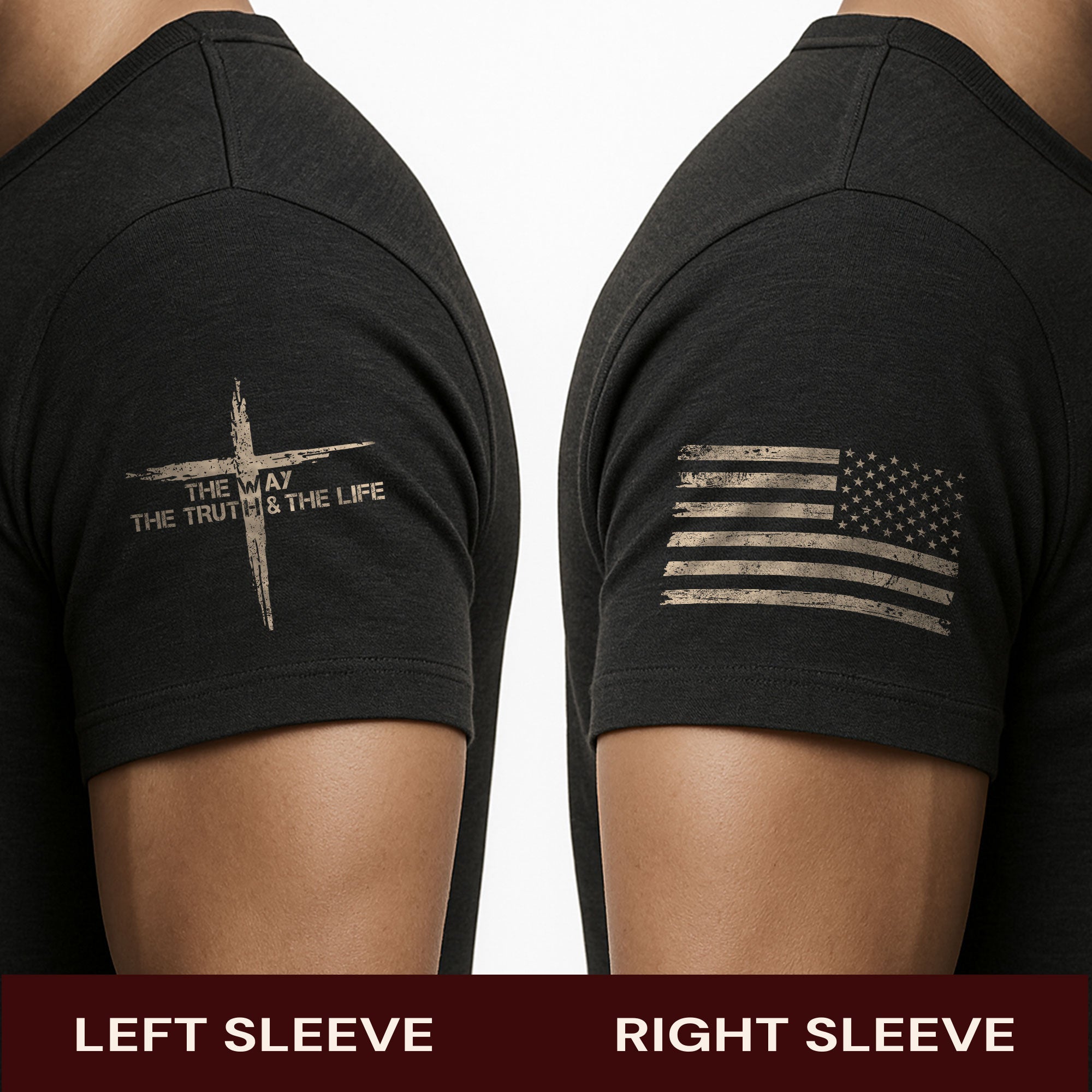 Jesus Is the Way T-Shirt – John 14:6 Cross Design