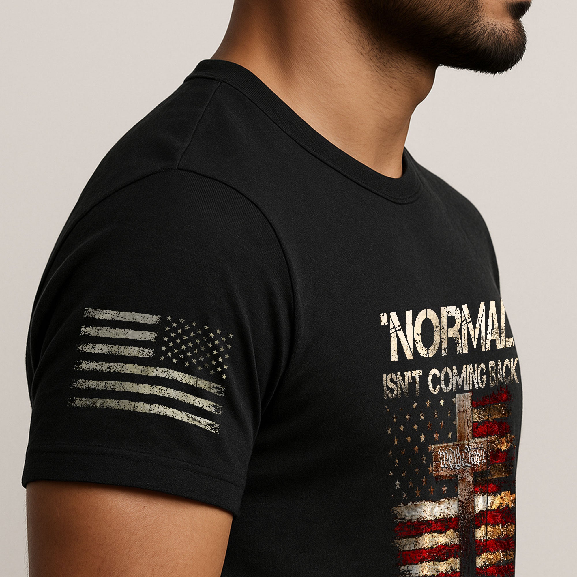 Jesus Is Coming Back – Revelation 14 Patriotic Faith T-shirt