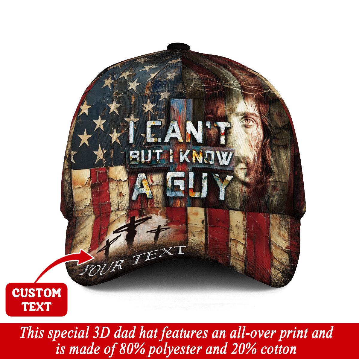 I Know a Guy – Redeemed Flag Customized Hat - Rust Field Wear