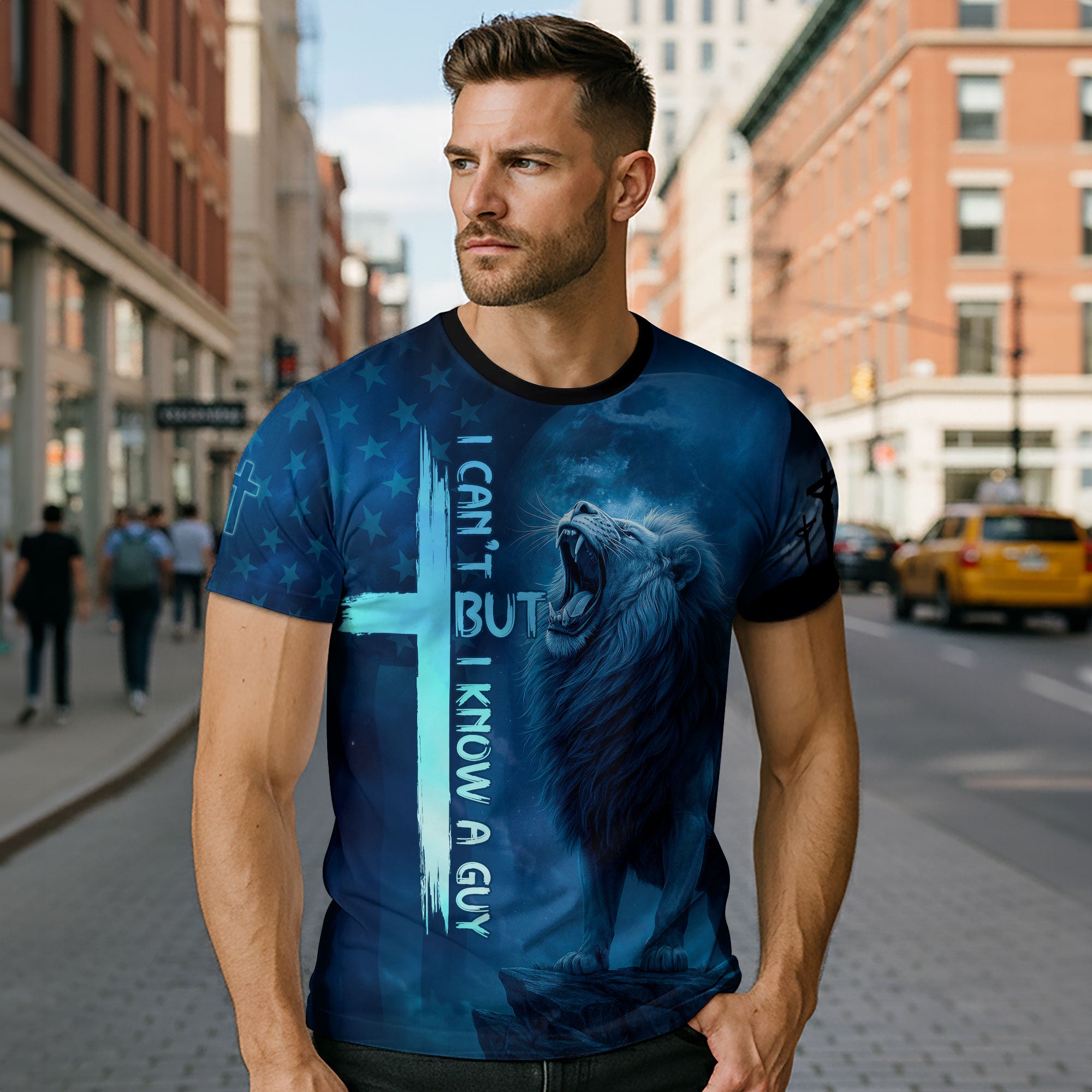 I Can't But I Know A Guy Lion T-Shirt