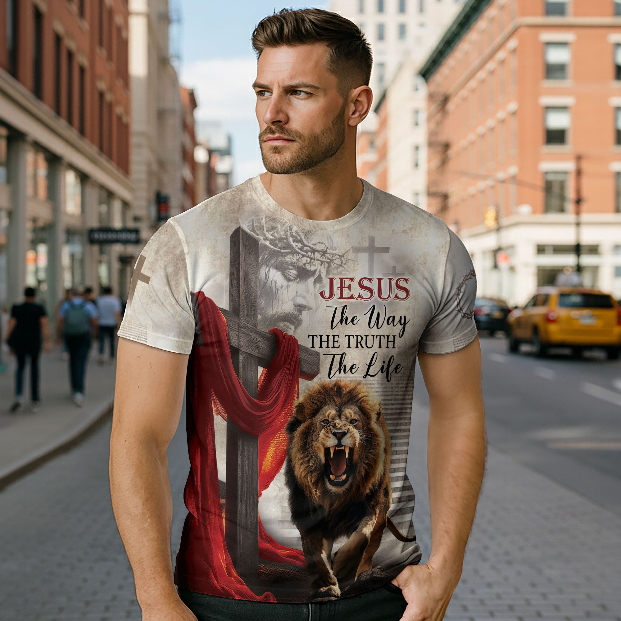 Resurrection Lion of Judah Christian Shirt