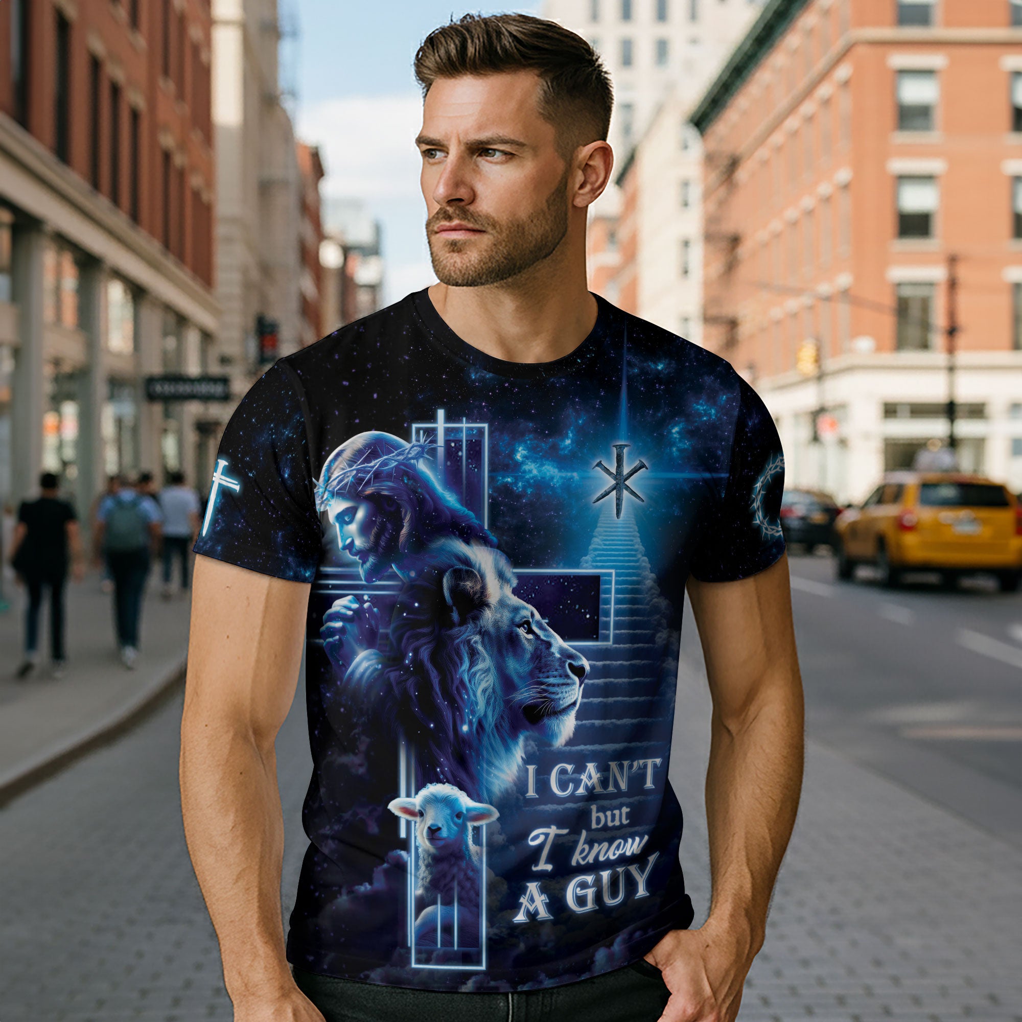 I Can't But The King Of The Cosmos Can Christian T-Shirt