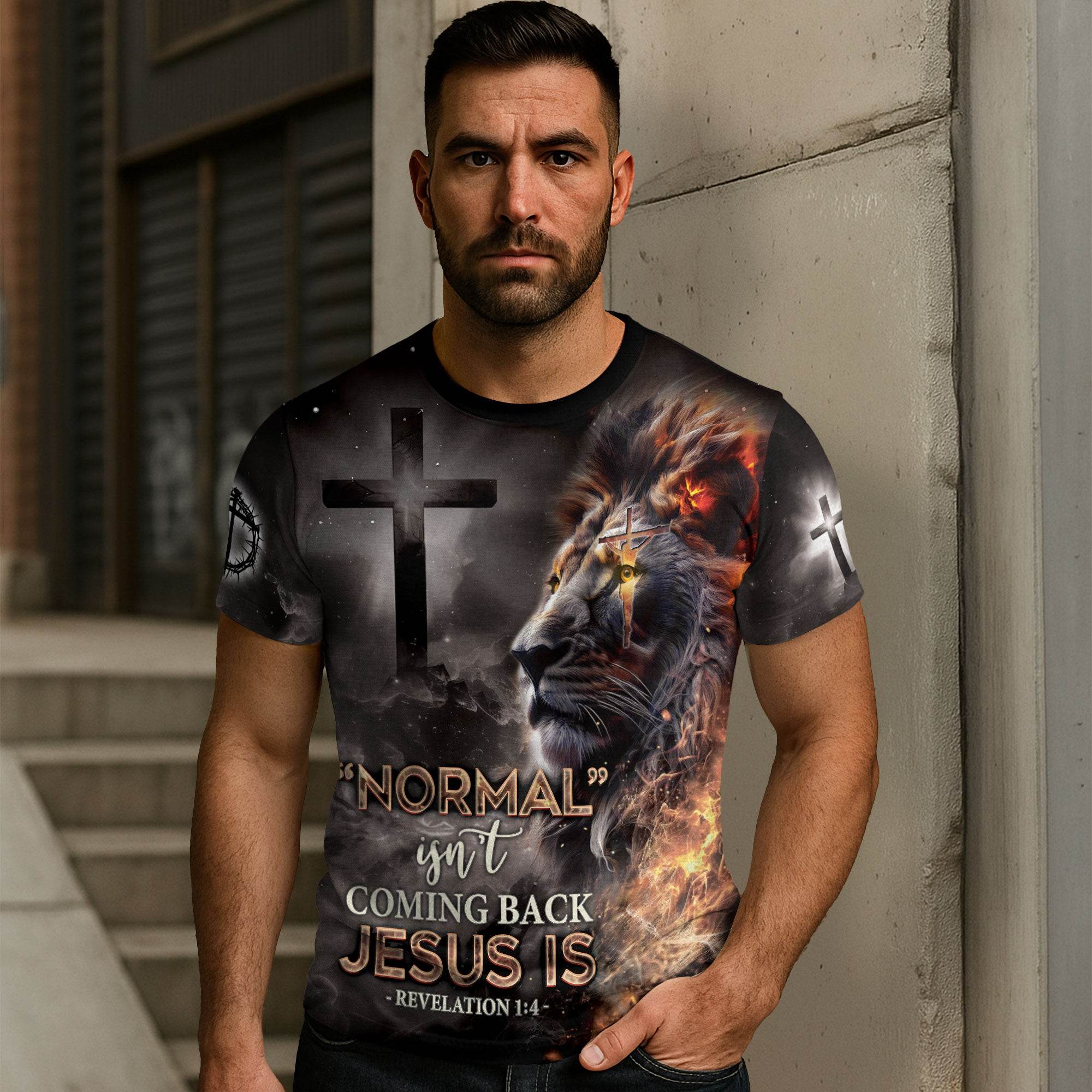 "Normal Isn't Coming Back Jesus Is" Revelation Faith T-Shirt