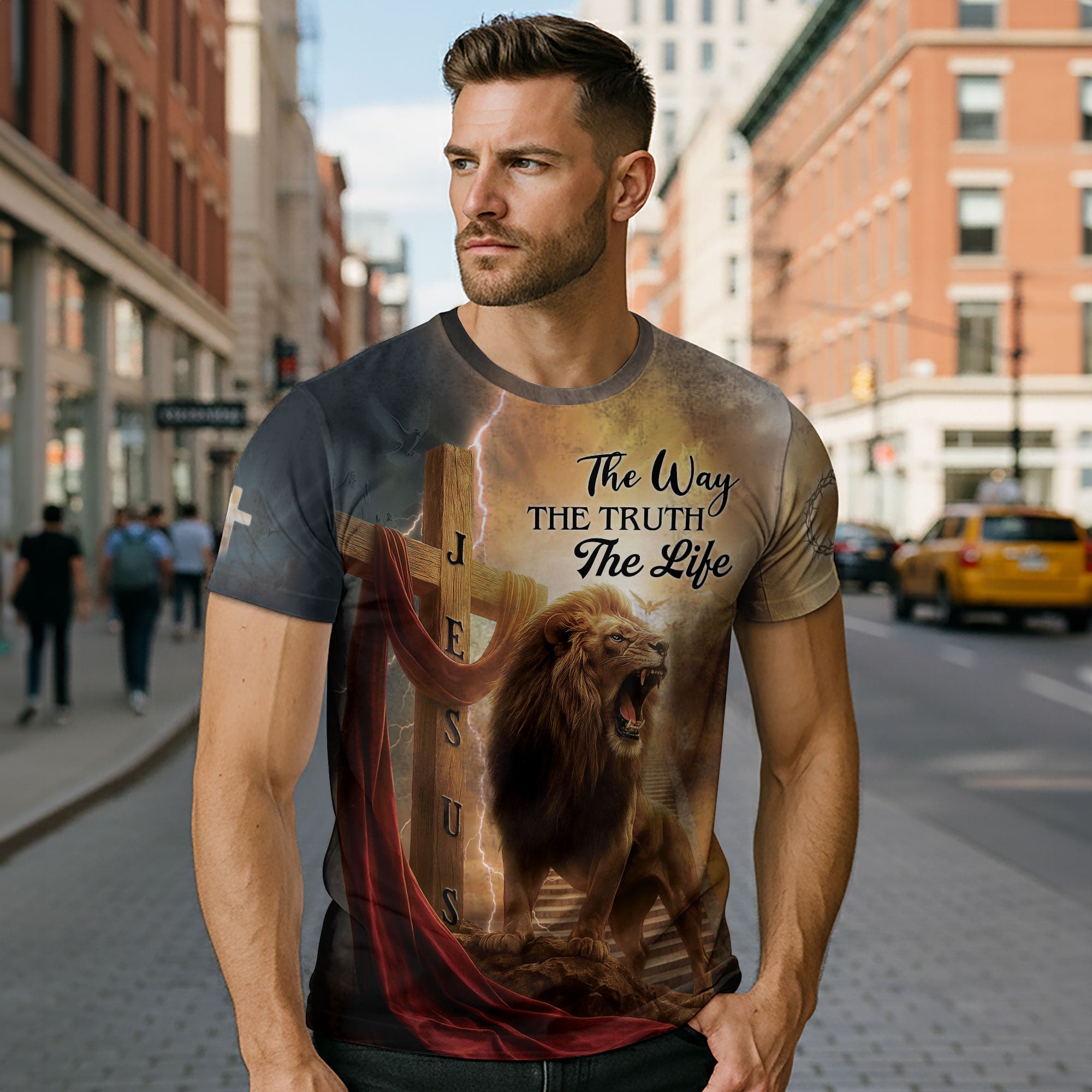 The Lion's Roar In The Storm "The Way The Truth The Life" T-Shirt