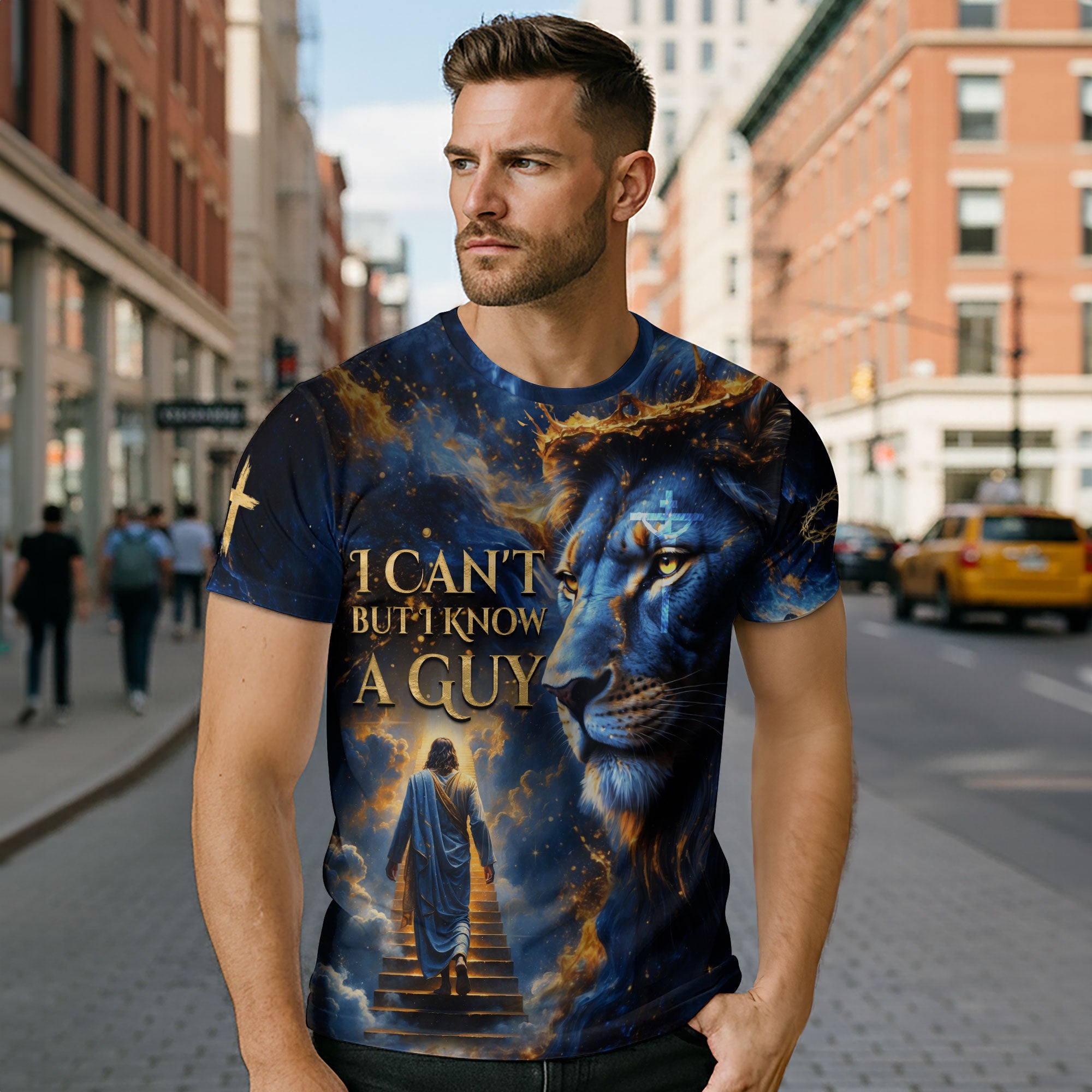 I Can’t But I Know A Guy Lion of Judah Christian T-Shirt
