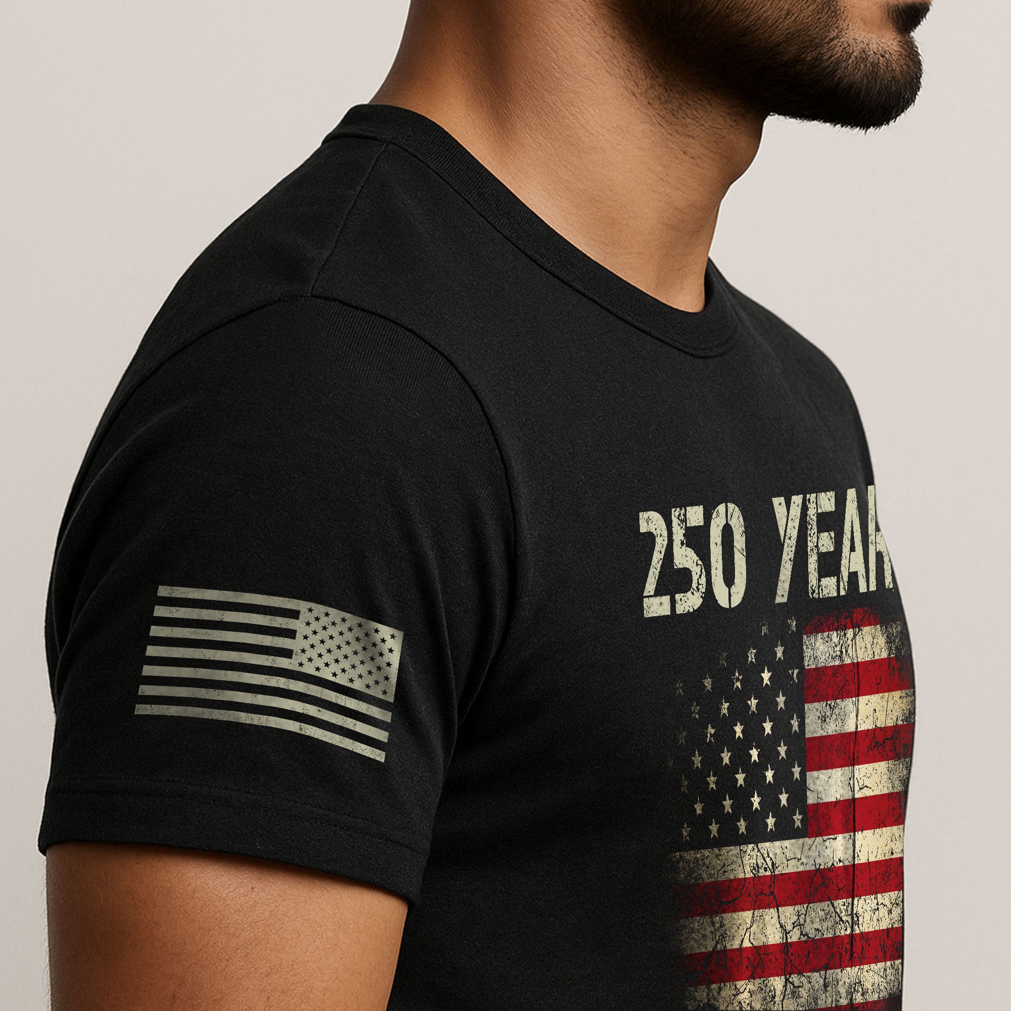 250 Years American Independence T-Shirt 1776–2026 – Vintage USA Flag Patriotic Shirt