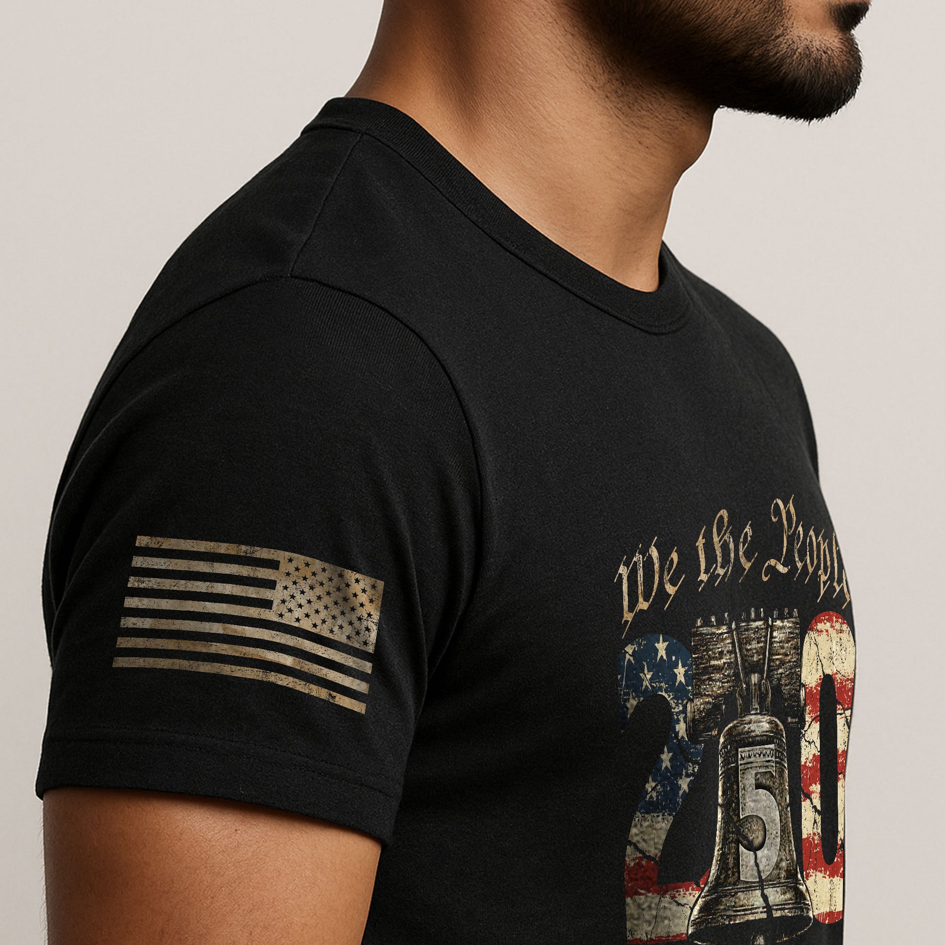 USA 250th Anniversary Shirt 1776-2026 Liberty Bell We The People Patriotic for Men - Rust Field Wear