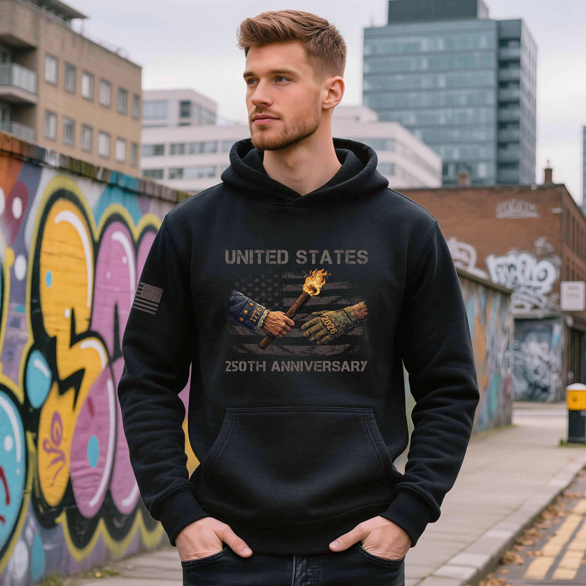 USA 250th Anniversary Hoodie 1776–2026, Premium American Heritage Commemorative Hoodie for Everyday Wear