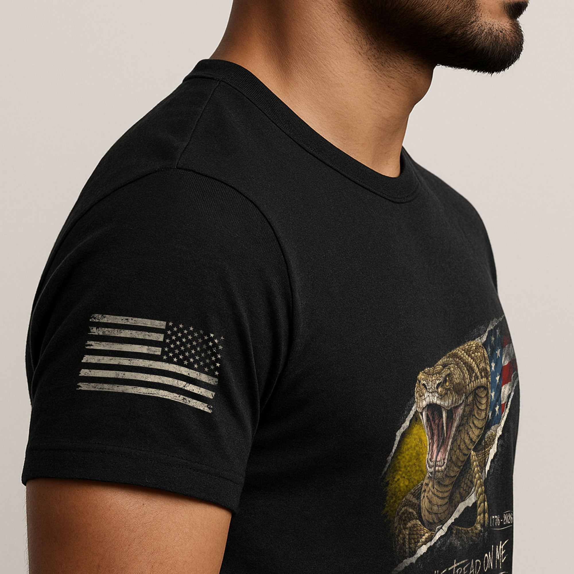 Don't Tread on Me America 250th Anniversary T-Shirt - 1776-2026 Gadsden Snake 250 Years Tee, Patriotic Freedom Shirt