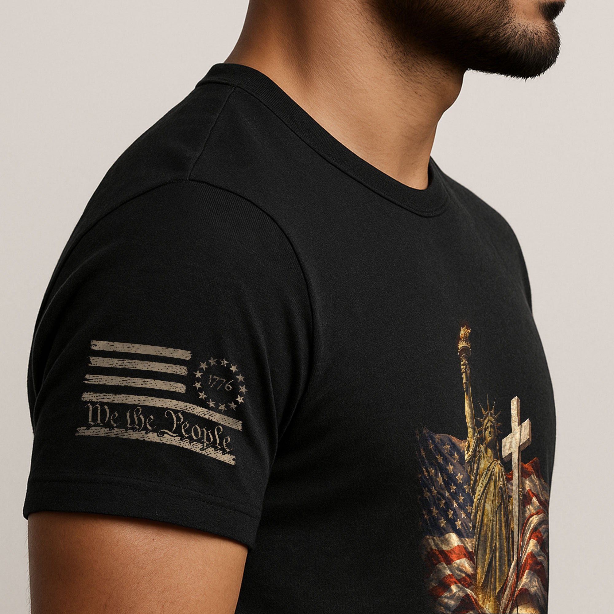 USA Semiquincentennial 250 Years of Blessings Faith and Freedom 1776–2026 Christian Patriotic T-Shirt