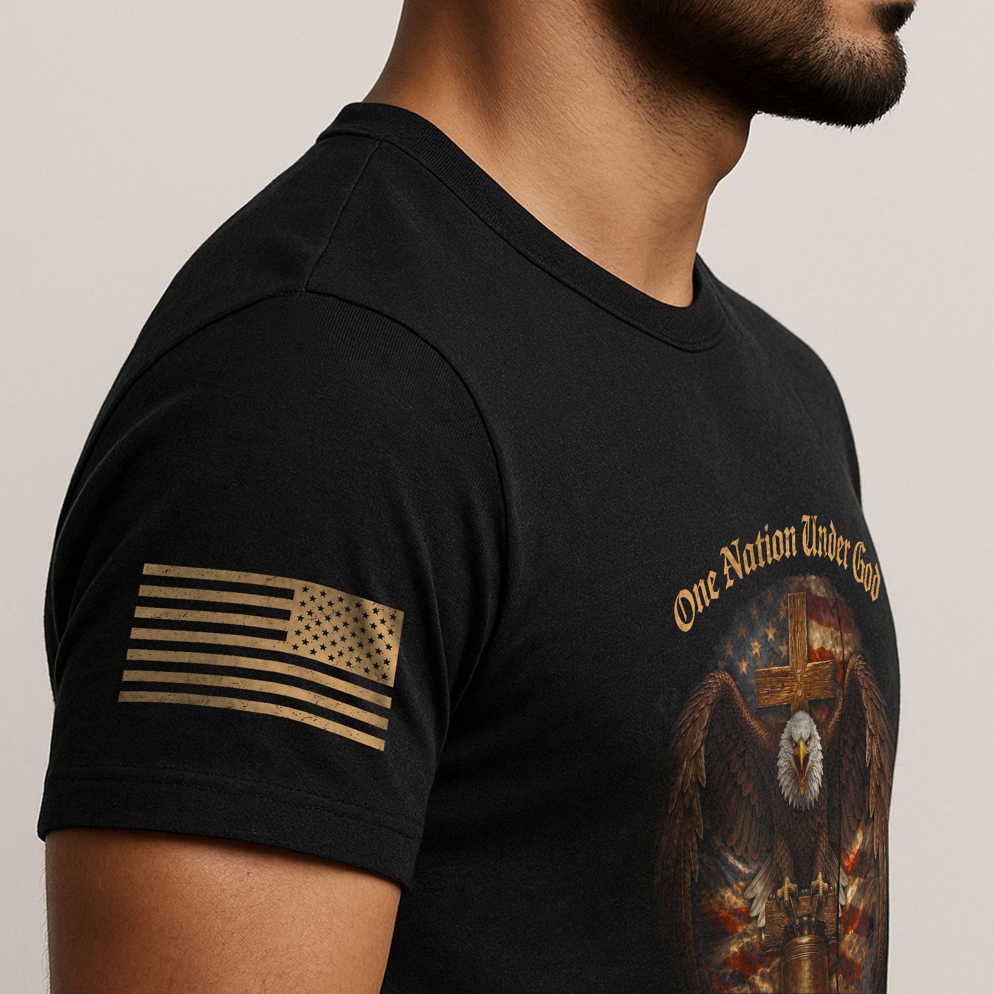 America 250th Anniversary T-Shirt 1776-2026 – 250 Years of Blessings Eagle & Liberty Bell One Nation Under God Tee