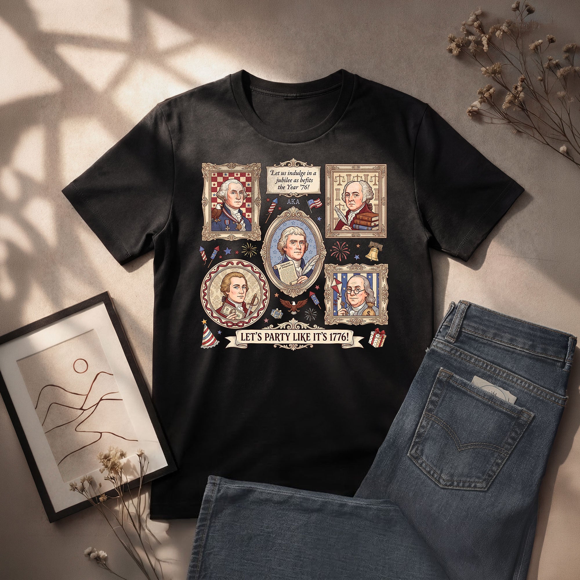 250th Anniversary 1776 Founding Fathers Shirt Patriotic American History