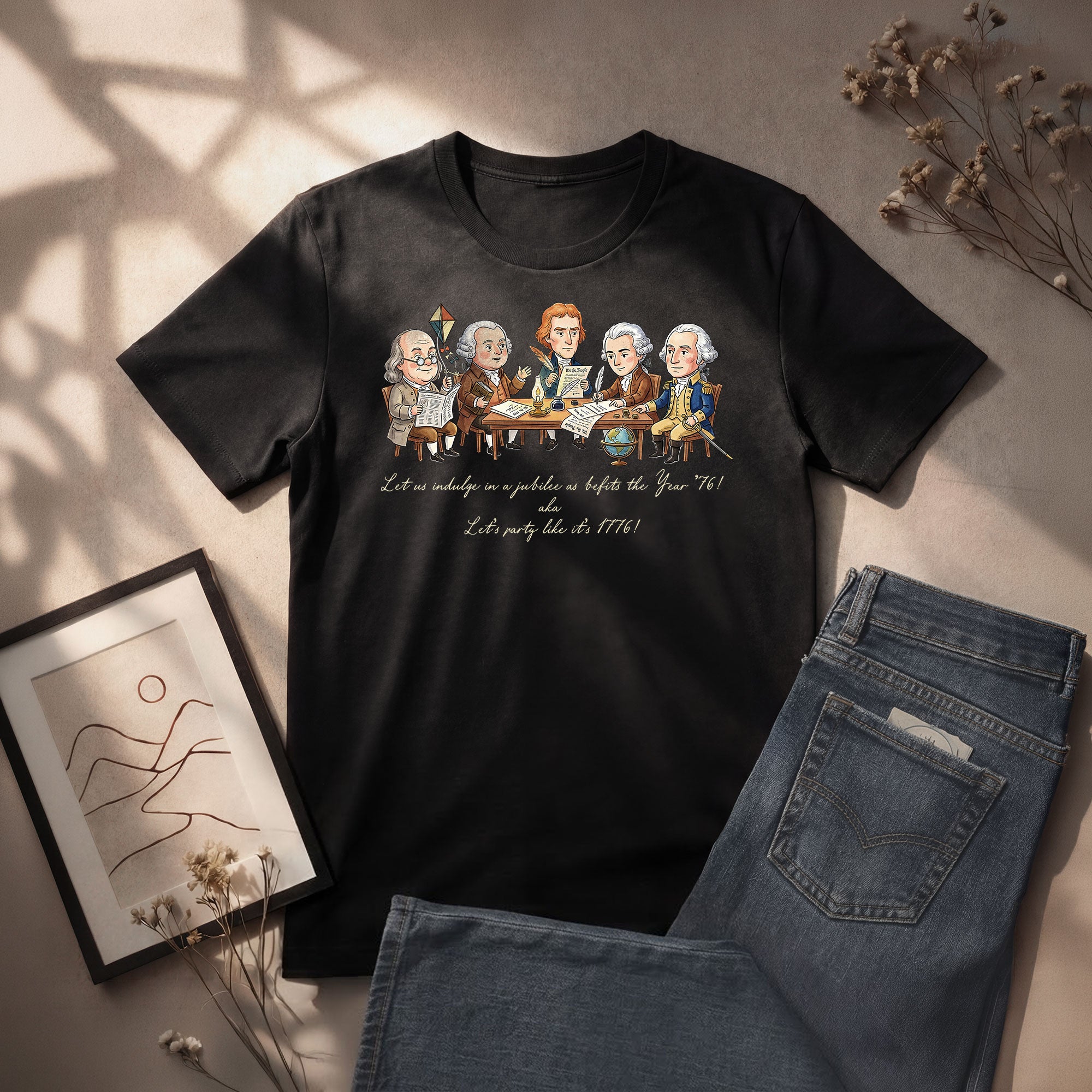 Funny 1776 Founding Fathers Shirt Patriotic Vintage 250th Anniversary