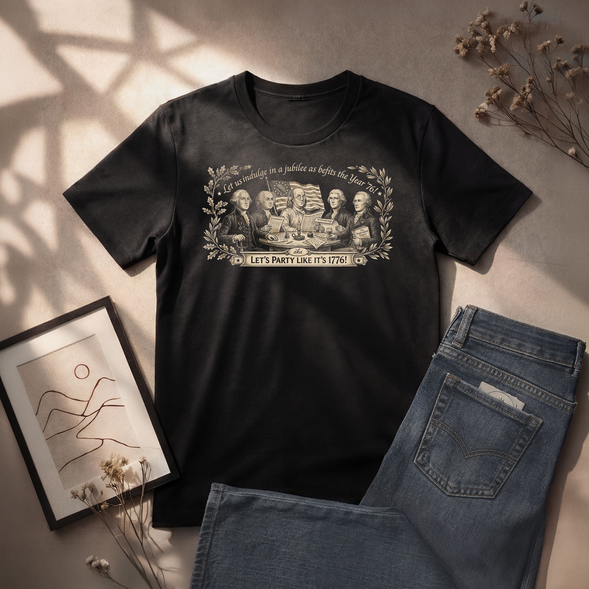 America 250th Anniversary Founding Fathers Vintage Shirt Let’s Party Like It’s 1776