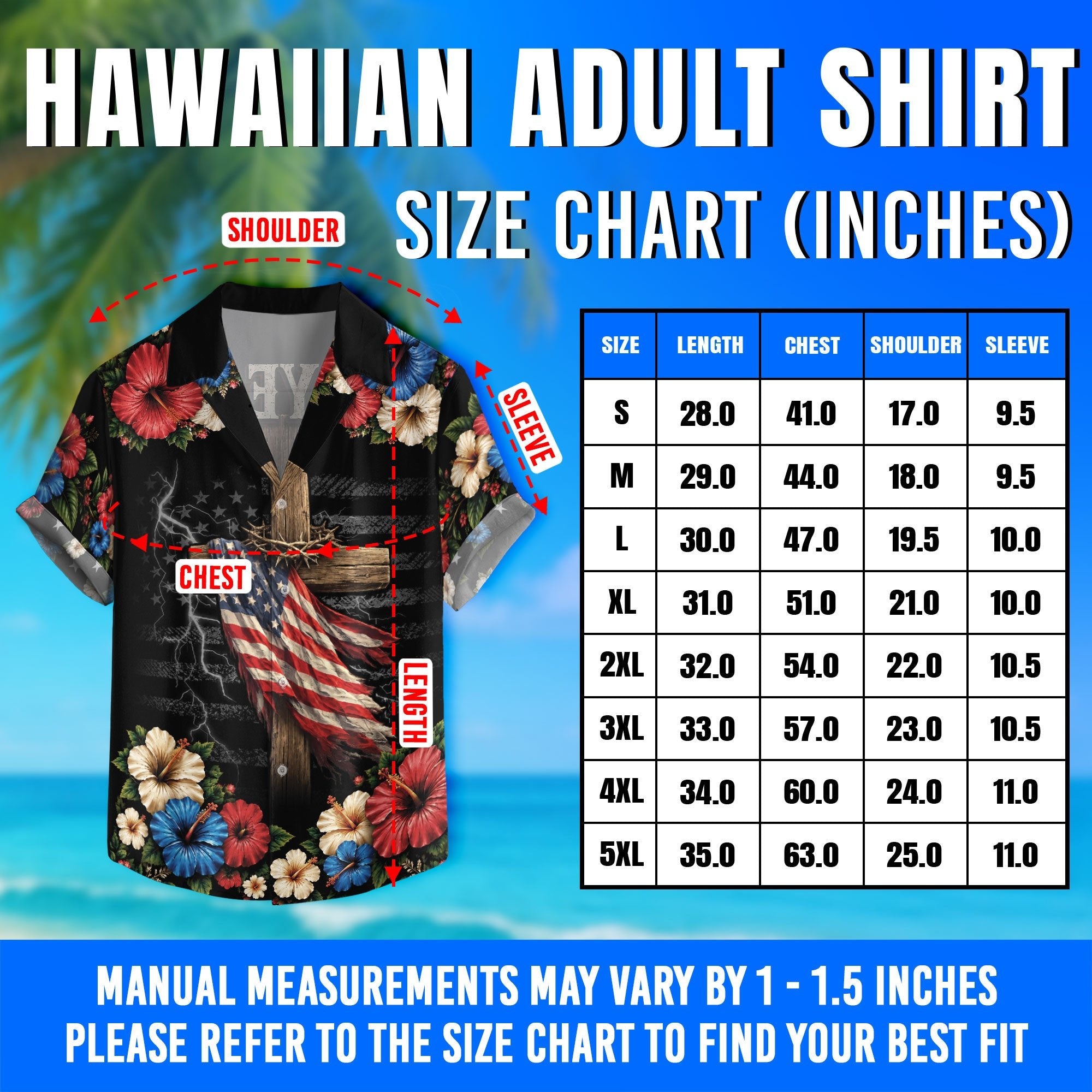 Hawaiian Shirt Christian Under God Cross US Flag 1776 2026 Patriotic Floral - Rust Field Wear