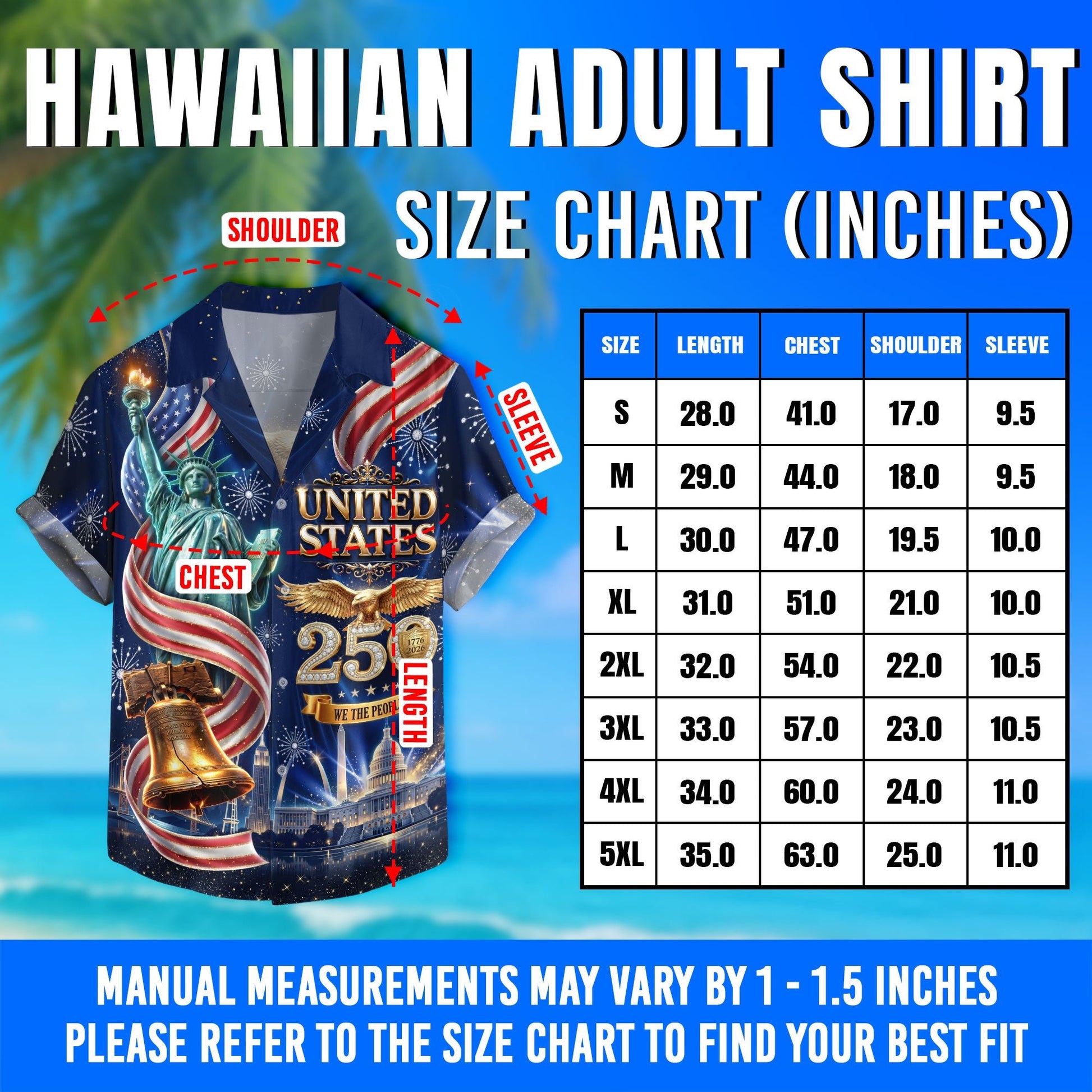 United States 250 Years Hawaiian Shirt Patriotic Eagle Liberty Bell Independence Day Gift - Rust Field Wear