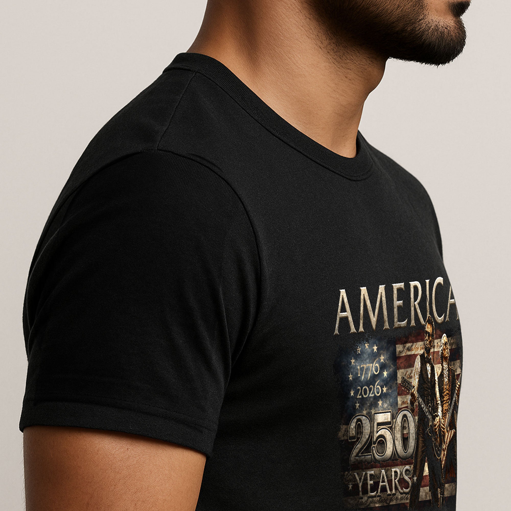 Lincoln Washington Presidents T Shirt America 250 Years Patriotic 1776 2026 Graphic