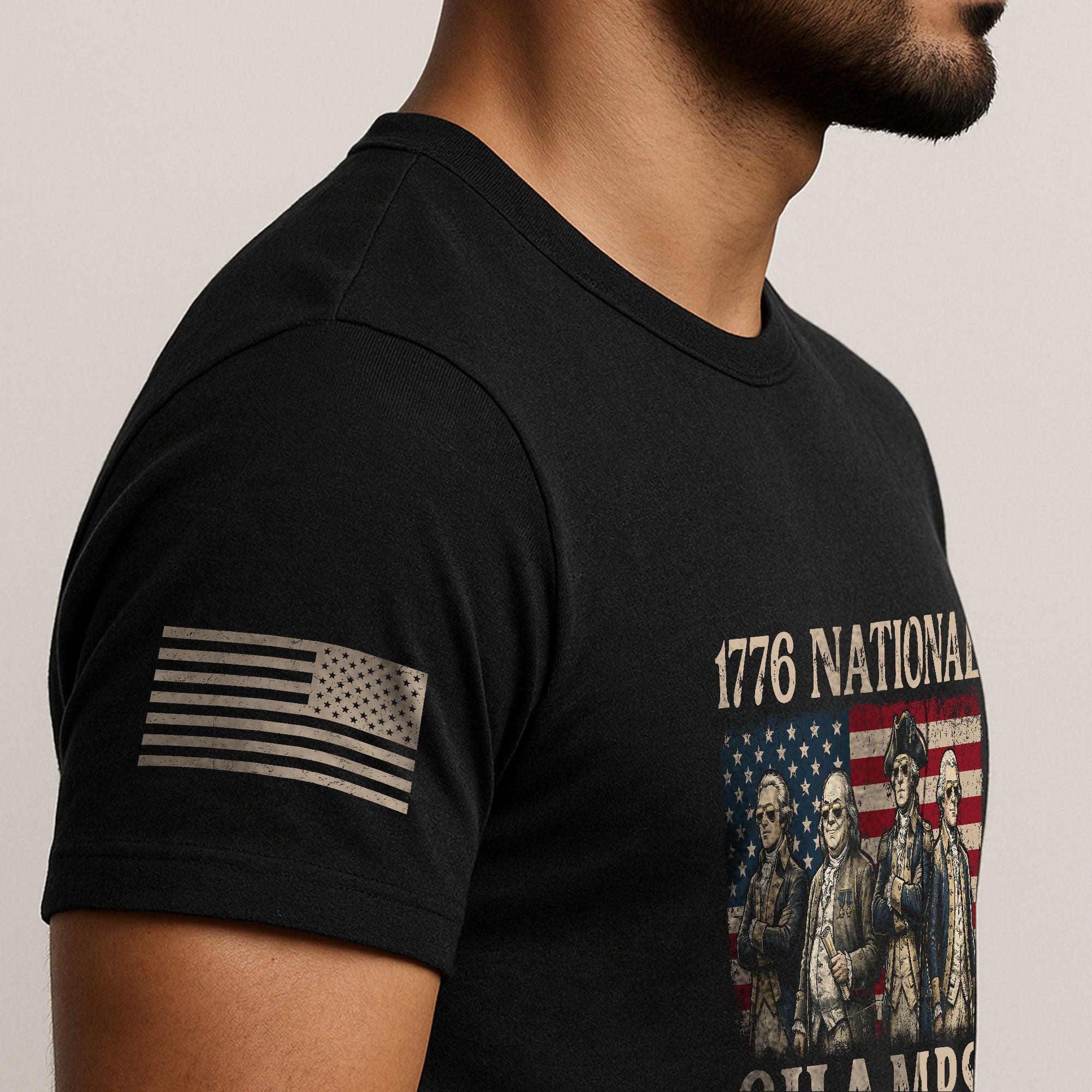 1776 National Champs Graphic Tee – Classic Founding Fathers American Pride T-Shirt