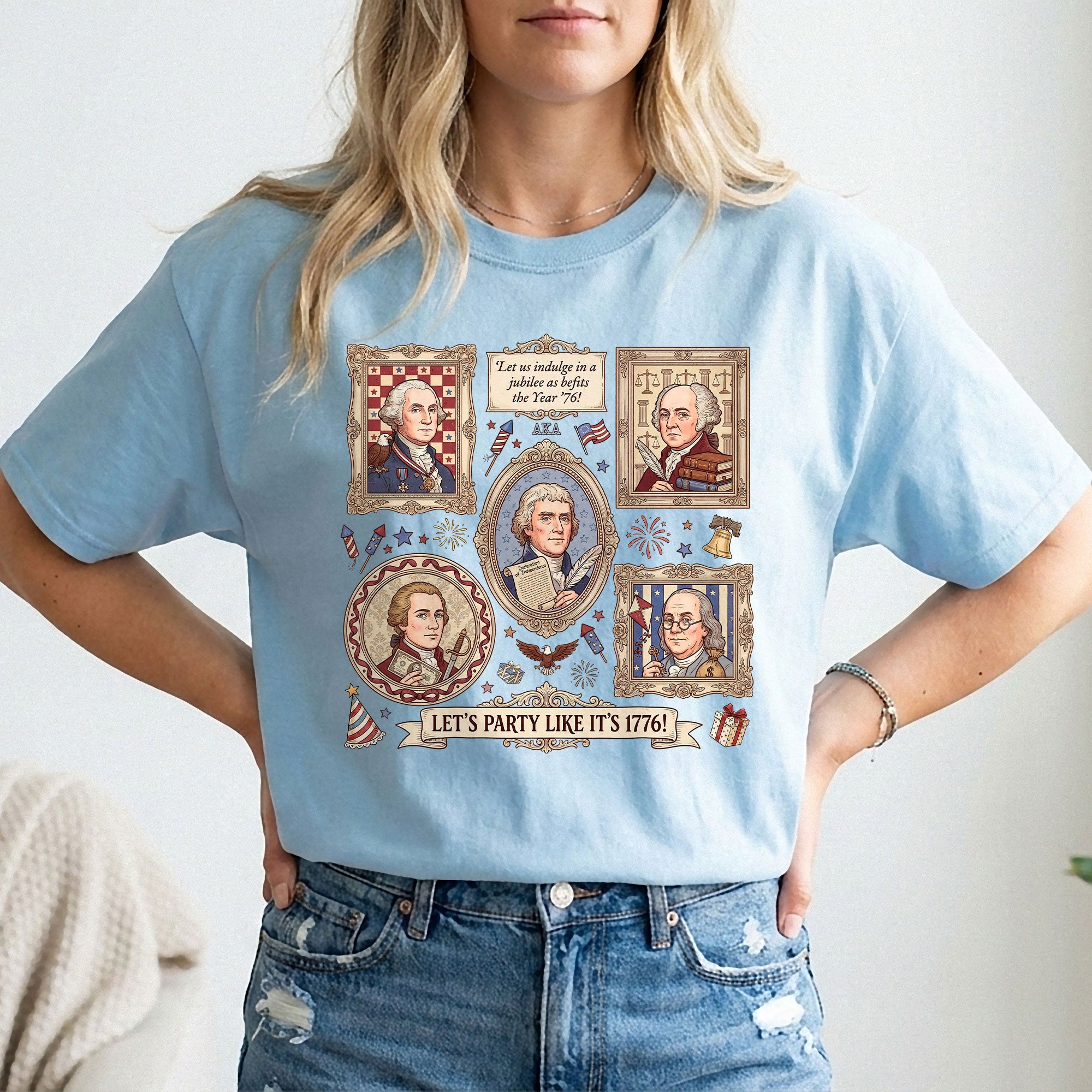 250th Anniversary 1776 Founding Fathers Shirt Patriotic American History