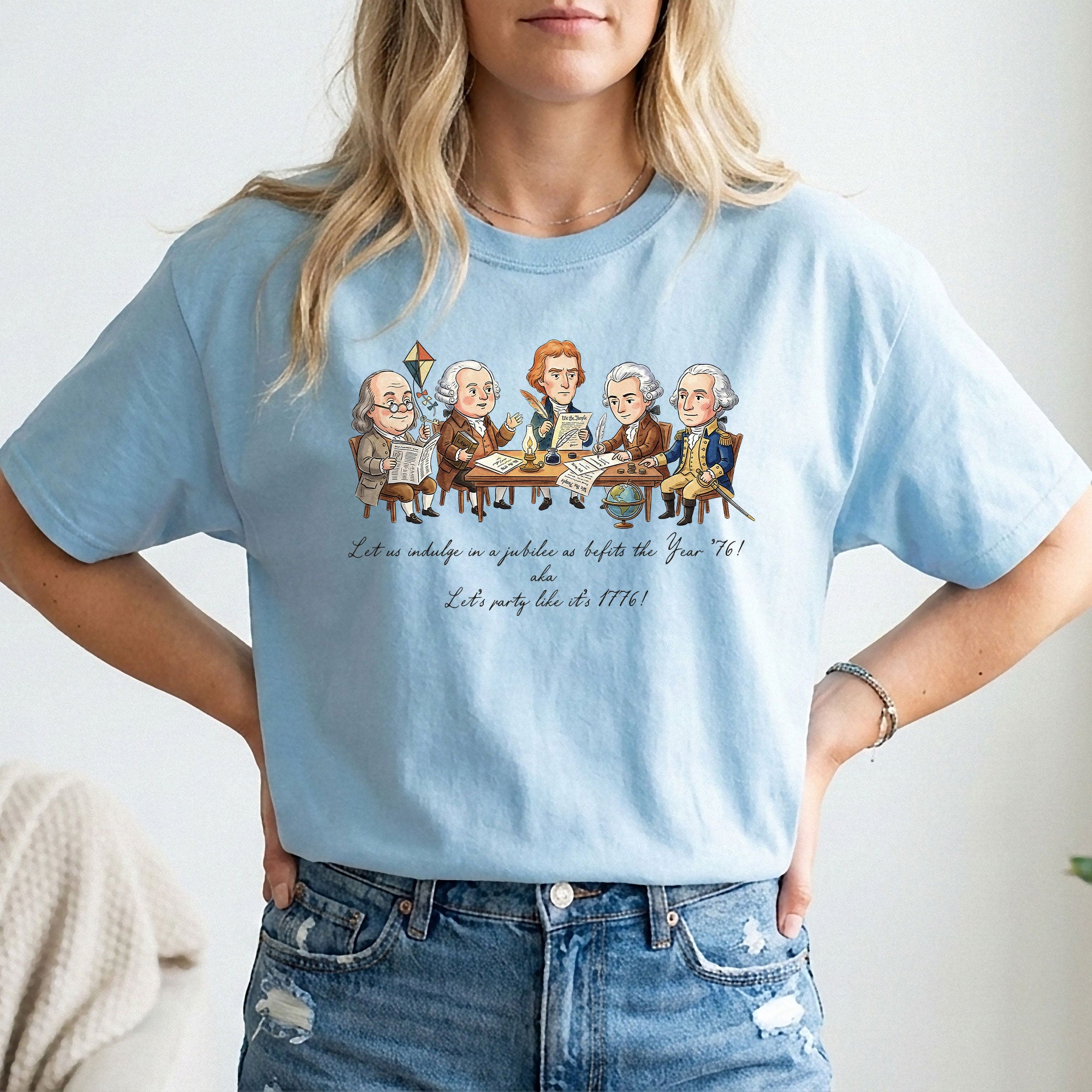 Funny 1776 Founding Fathers Shirt Patriotic Vintage 250th Anniversary