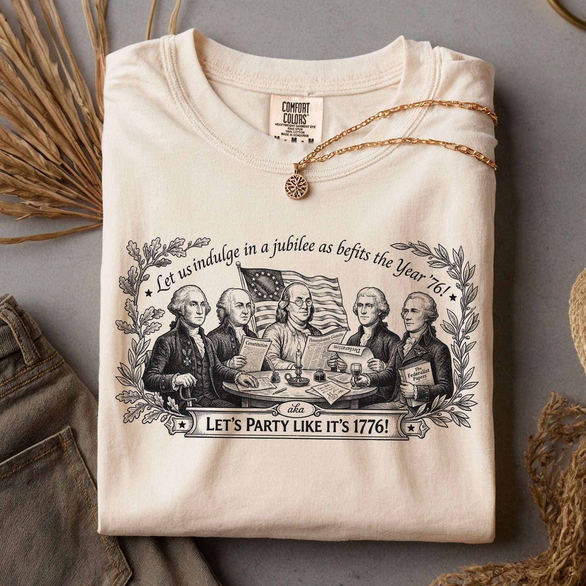 America 250th Anniversary Founding Fathers Vintage Shirt Let’s Party Like It’s 1776
