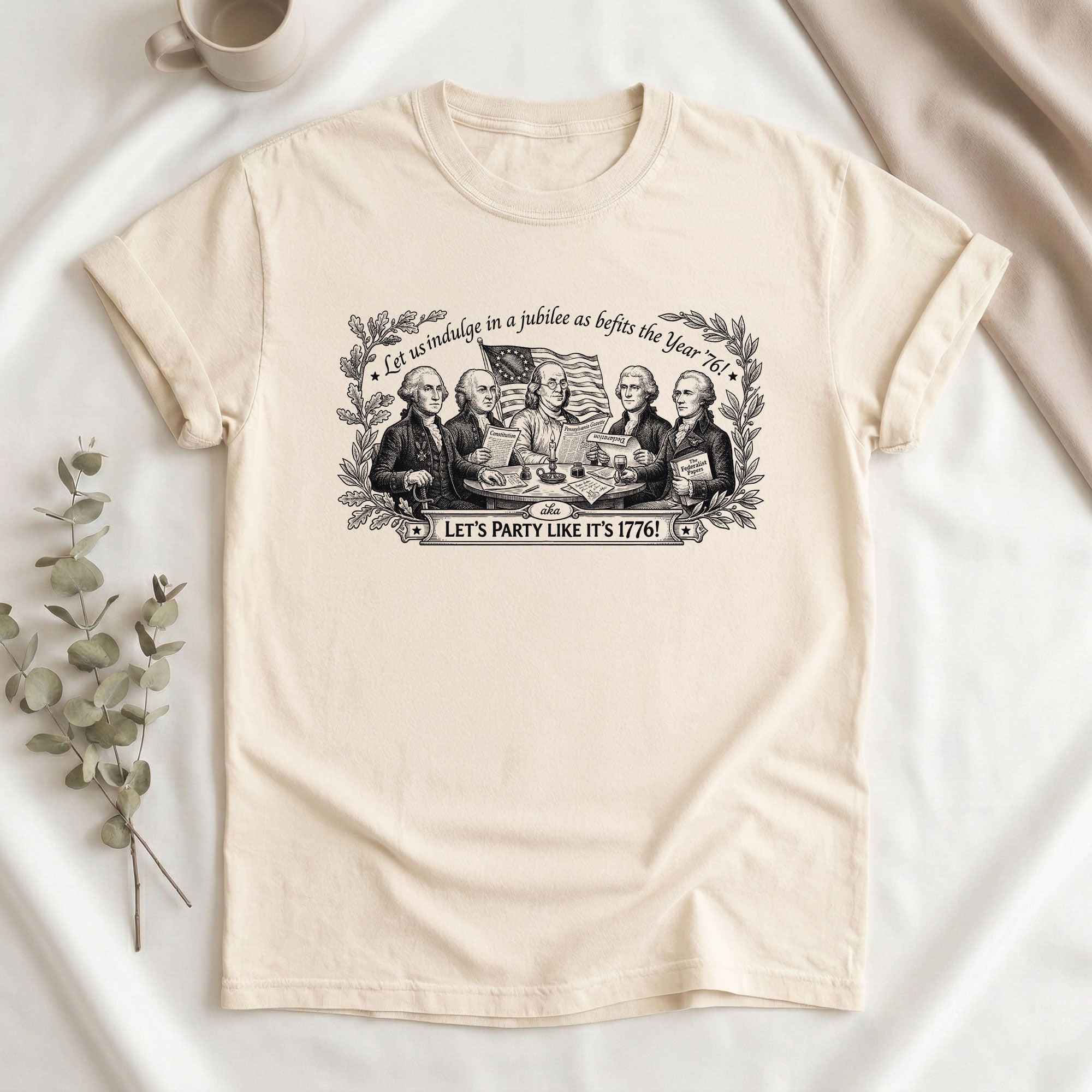America 250th Anniversary Founding Fathers Vintage Shirt Let’s Party Like It’s 1776