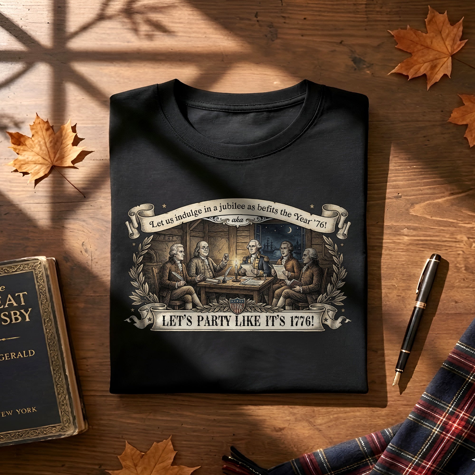 Patriotic Founding Fathers Shirt 1776 Vintage American History Party