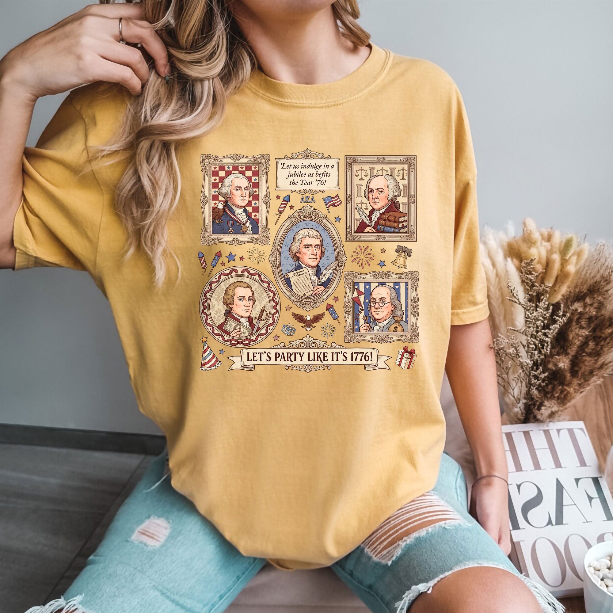 250th Anniversary 1776 Founding Fathers Shirt Patriotic American History